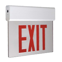 Series ELX - Edgelit Aluminum Exit Sign